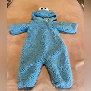 Pottery Barn Kids Cookie Monster Halloween Costume Size 6-12 Months
